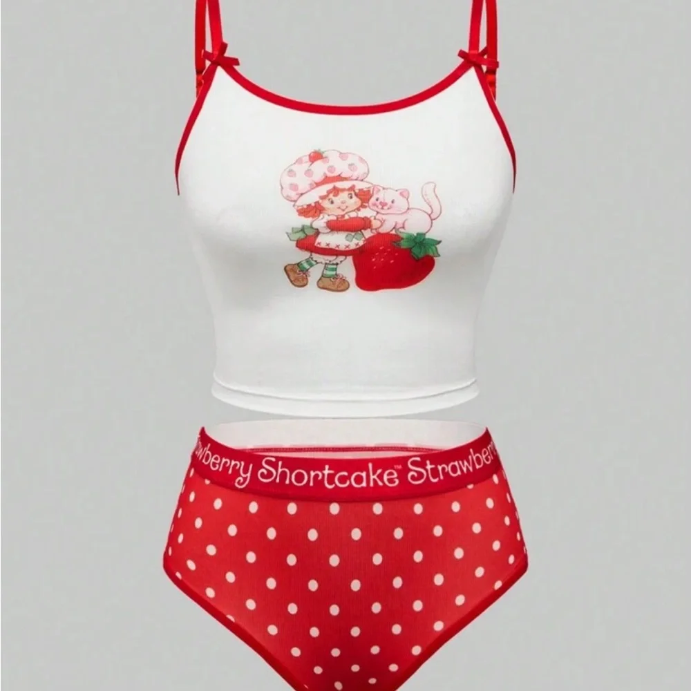 Strawberry Shortcake Red Polka Dot Set - Picture 1 of 4